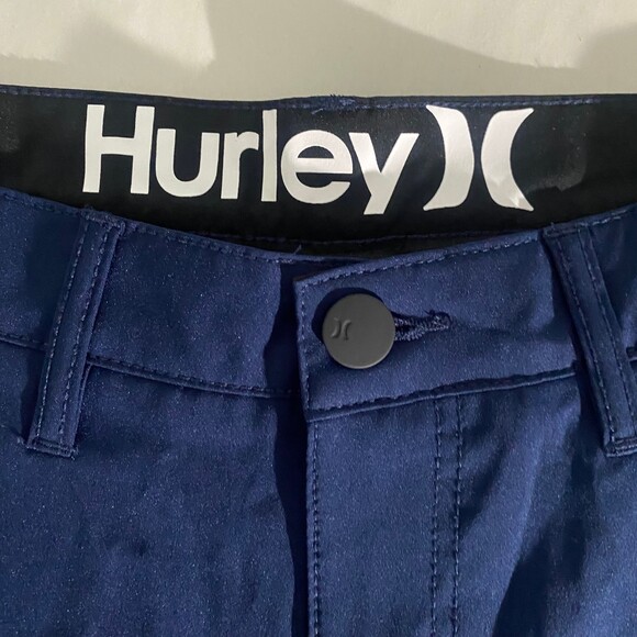 Hurley Navy Hybrid Walking Shorts 30 - Picture 7 of 9